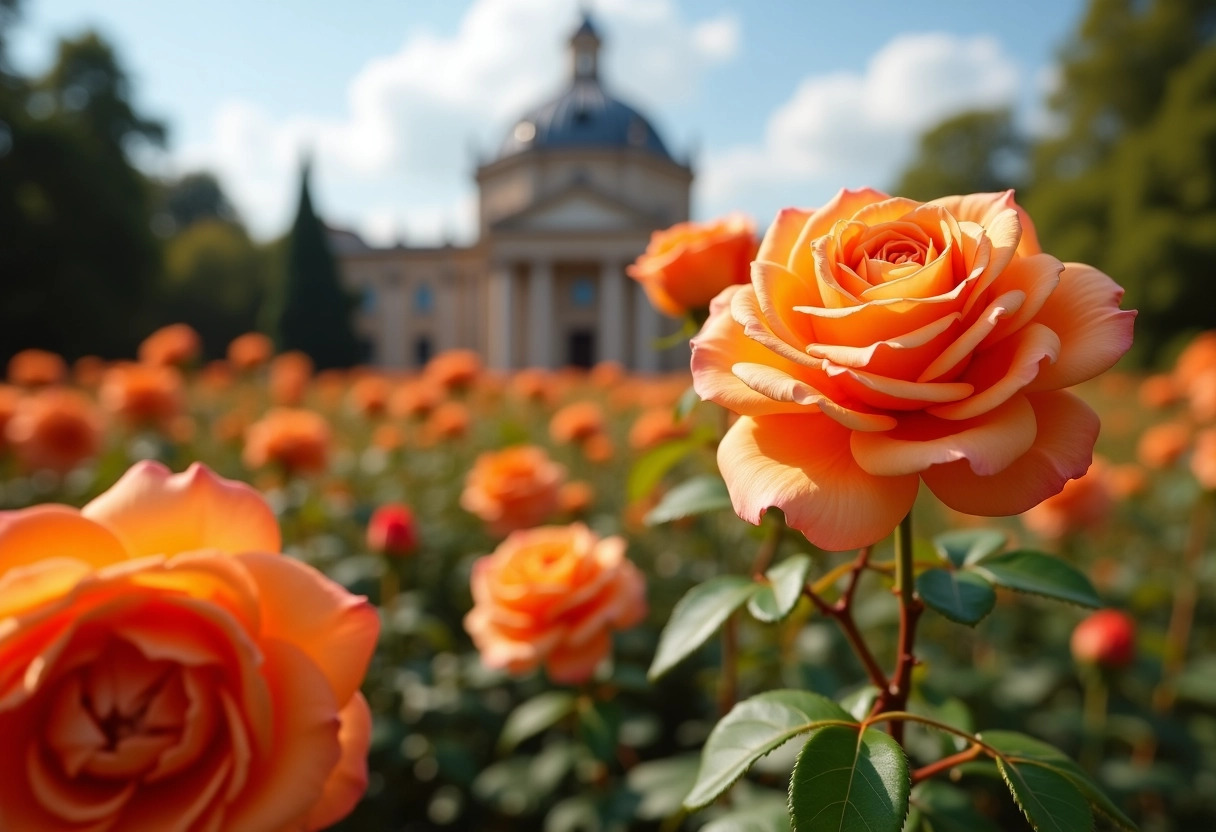 roses orangées